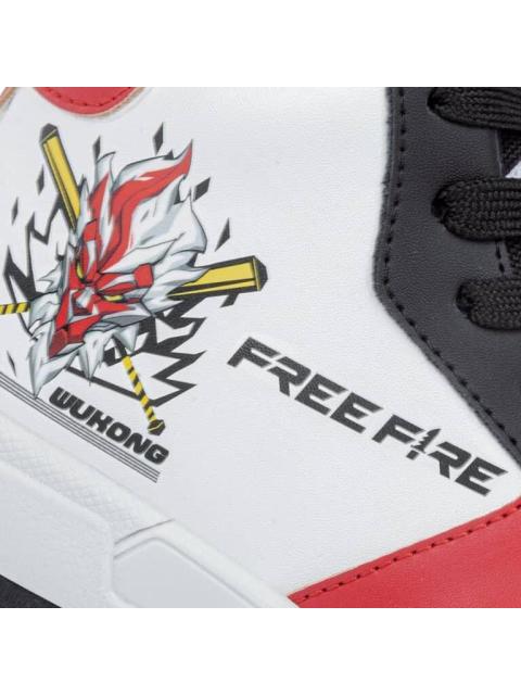TENIS CASUAL ROJO FREE FIRE
