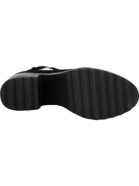 BOTA GAMUZA CON PLATAFORMA NEGRO TIERRA BENDITA