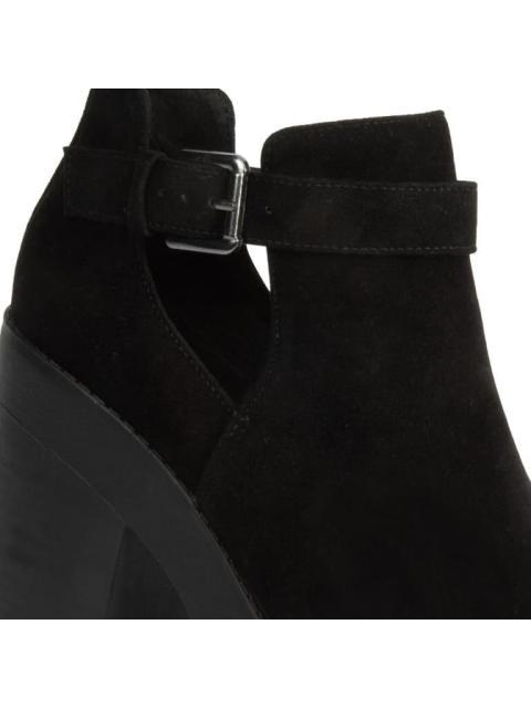 BOTA GAMUZA CON PLATAFORMA NEGRO TIERRA BENDITA