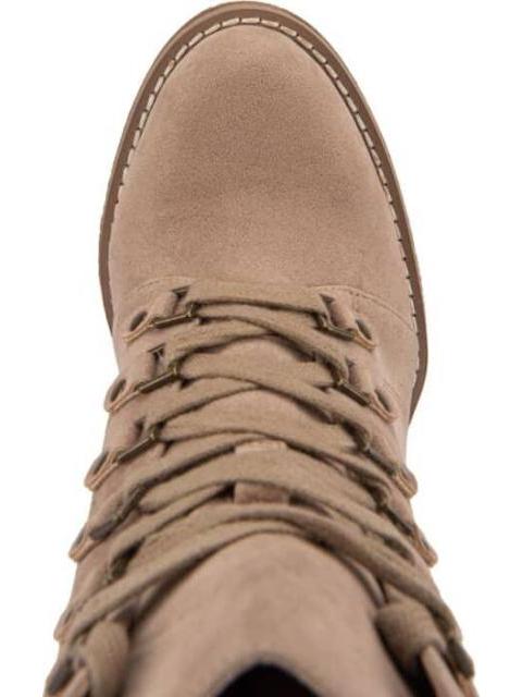 BOTA GAMUZA PLATAFORMA TRACK TAUPE BELINDA PEREGRIN