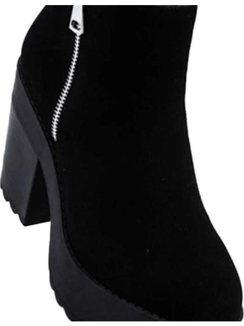 BOTA GAMUZA SUELA TRACK NEGRO TIERRA BENDITA