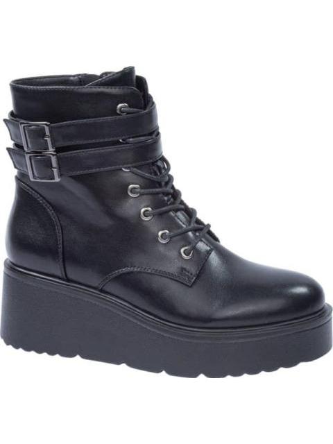 BOTA HEBILLAS CON PLATAFORMA NEGRO VI LINE