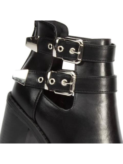 BOTA HEBILLAS METALICAS NEGRO TIERRA BENDITA