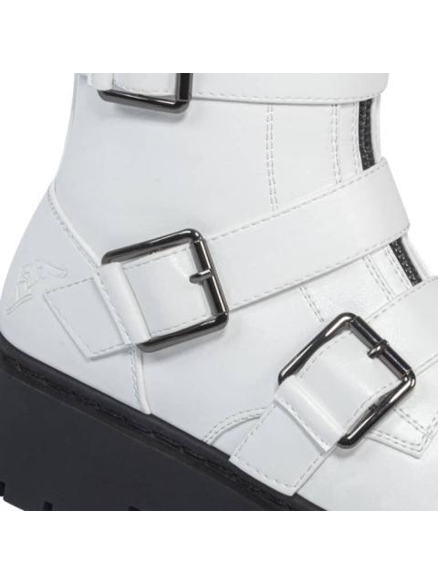 BOTA HEBILLAS SUELA TRACK BLANCO GOODYEAR