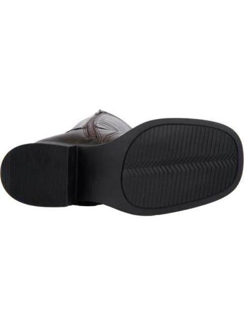 BOTA HEBILLAS TACON CUADRADO CAFE GOODYEAR