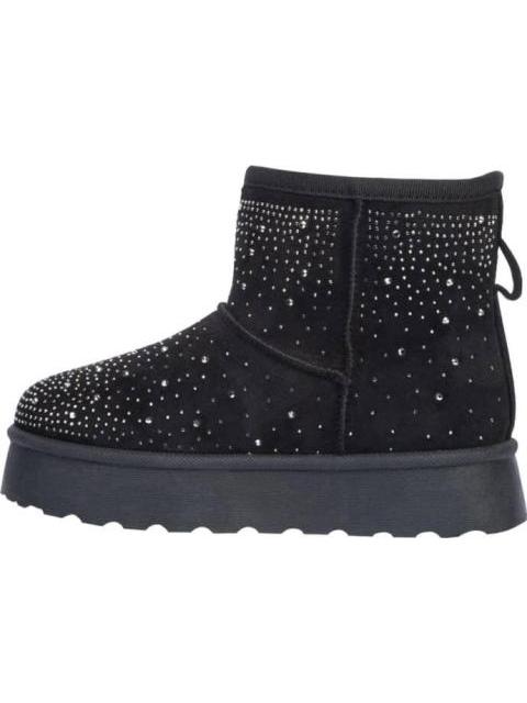 BOTA INVERNAL CON PEDRERIA NEGRO VIVIS SHOES KIDS