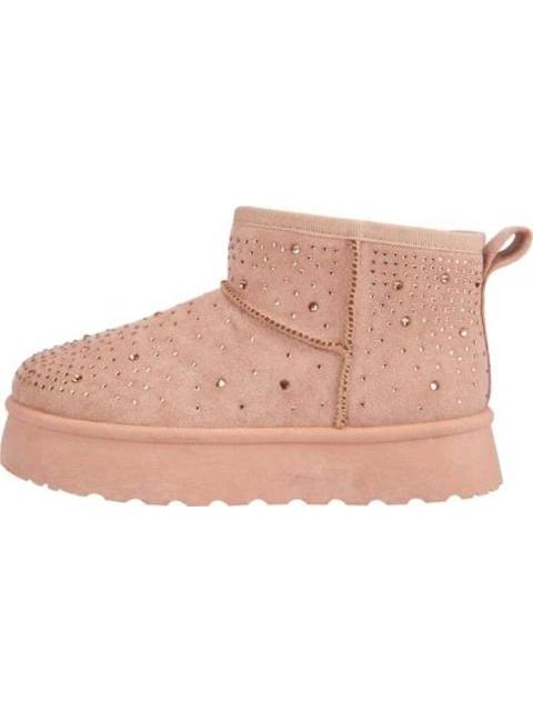 BOTA INVERNAL CON PEDRERIA ROSA VIVIS SHOES KIDS