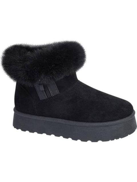 BOTA INVERNAL PELUCHE NEGRO VIVIS SHOES KIDS