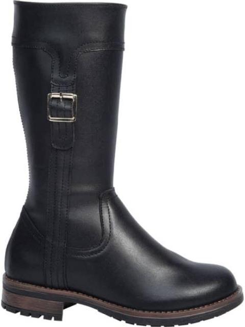 BOTA LARGA DE PIEL NEGRO VIVIS SHOES KIDS