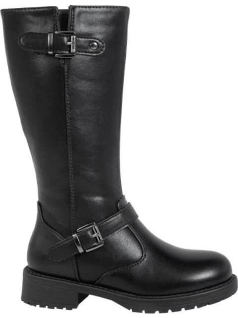 BOTA LARGA HEBILLAS NEGRO VIVIS SHOES KIDS