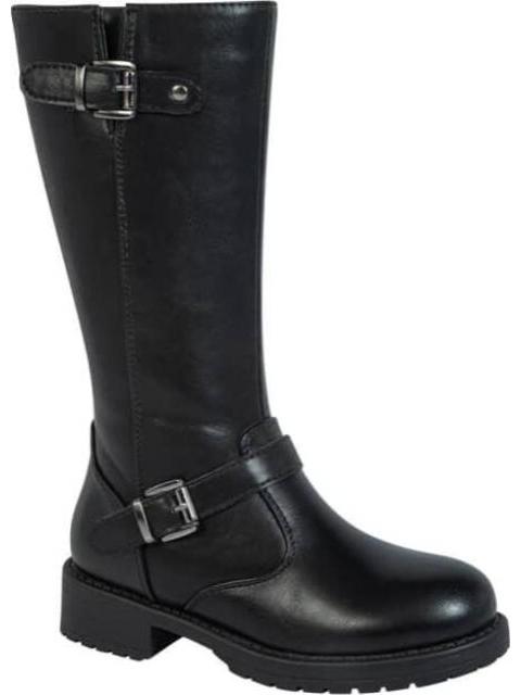BOTA LARGA HEBILLAS NEGRO VIVIS SHOES KIDS