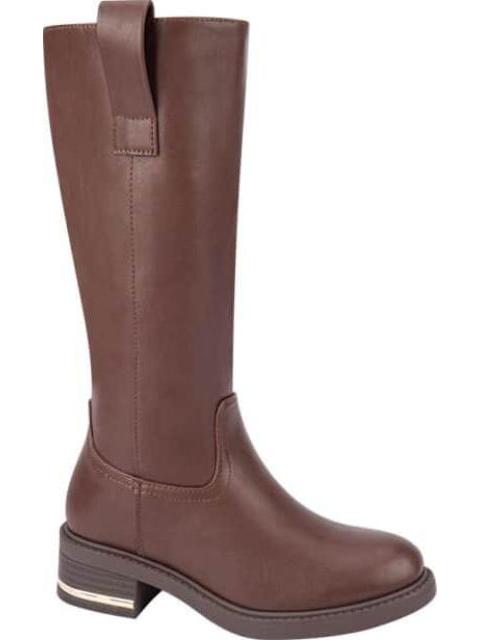 BOTA LARGA TACON BAJO CAFE VIVIS SHOES KIDS