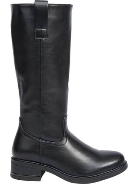 BOTA LARGA TACON BAJO NEGRO VIVIS SHOES KIDS