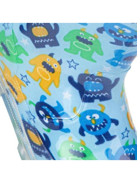 BOTA LLUVIA CON LUCES AZUL SCHATZ KIDS