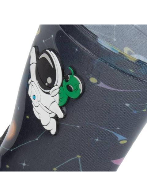 BOTA LLUVIA CON LUCES NEGRO SCHATZ KIDS