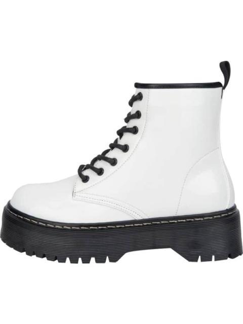 BOTA MILITAR CHAROL CON PLATAFORMA BLANCO GOODYEAR