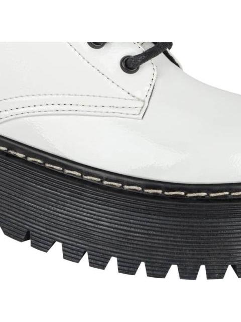 BOTA MILITAR CHAROL CON PLATAFORMA BLANCO GOODYEAR
