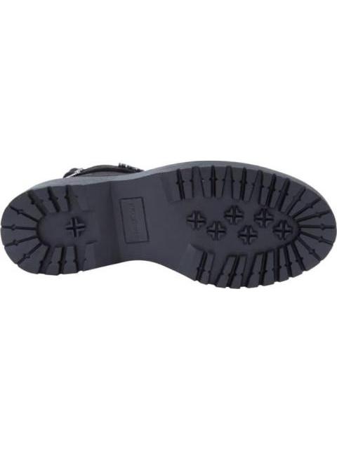 BOTA MILITAR CON PEDRERIA NEGRO GOODYEAR