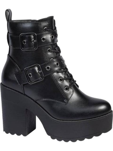 BOTA MILITAR CON PLATAFORMA TRACK NEGRO GOODYEAR