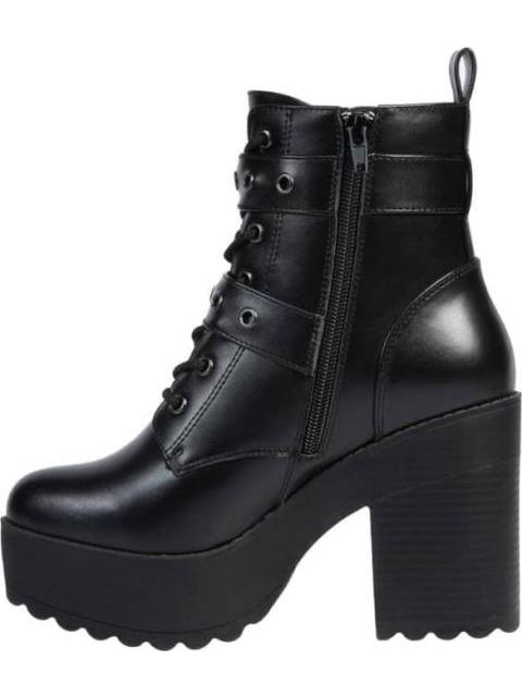 BOTA MILITAR CON PLATAFORMA TRACK NEGRO GOODYEAR