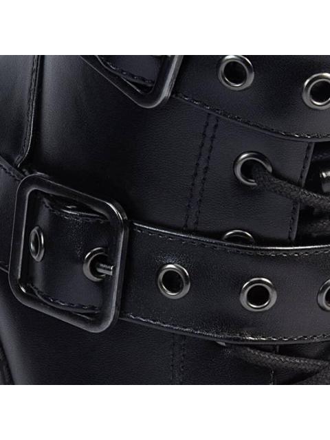 BOTA MILITAR CON PLATAFORMA TRACK NEGRO GOODYEAR