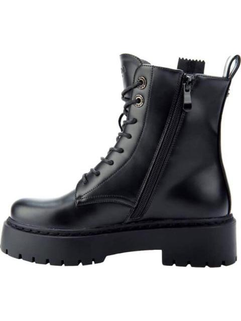 BOTA MILITAR FRASE LATERAL NEGRO BELINDA PEREGRIN