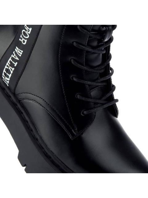 BOTA MILITAR FRASE LATERAL NEGRO BELINDA PEREGRIN