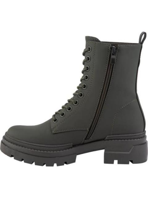BOTA MILITAR NOBUCK SUELA TRACK VERDE OLIVO GOODYEAR