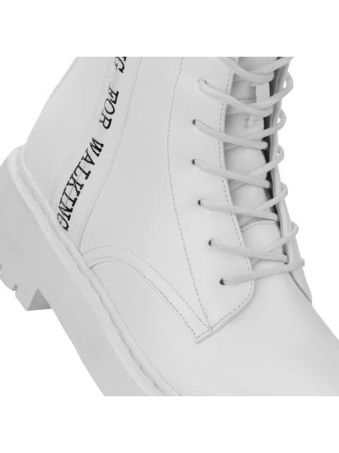 BOTA MILITAR FRASE LATERAL BLANCO BELINDA PEREGRIN
