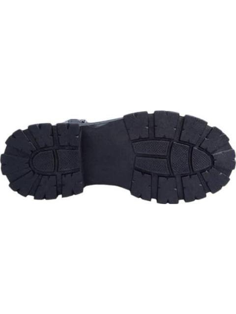 BOTA MILITAR TIRAS CON PIEDRAS NEGRO TIERRA BENDITA