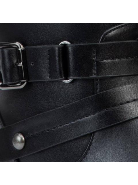 BOTA ALTA HEBILLA METALICA NEGRO GOODYEAR