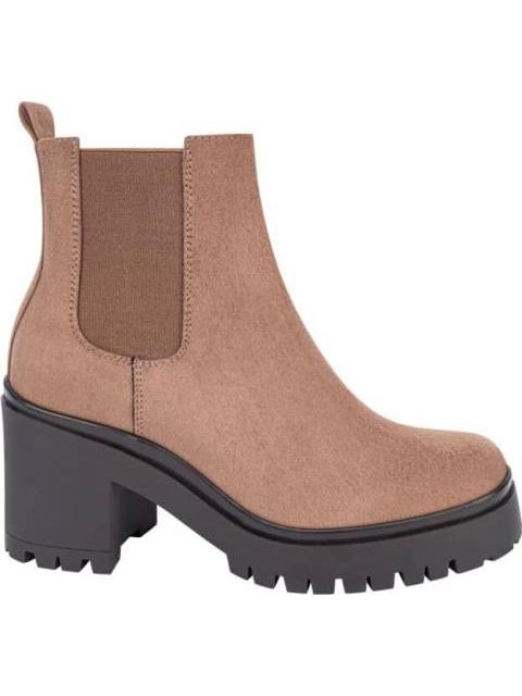BOTA MOTO CHELSEA TACON MEDIO TAUPE GOODYEAR