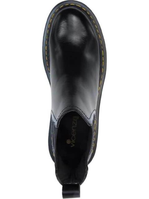 BOTA DE PIEL NEGRO VICENZA