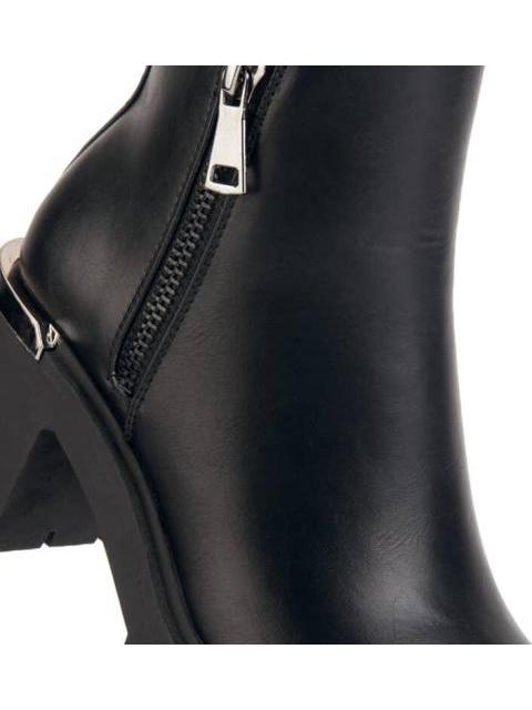 BOTA TACON MEDIO SUELA TRACK NEGRO BELINDA PEREGRIN