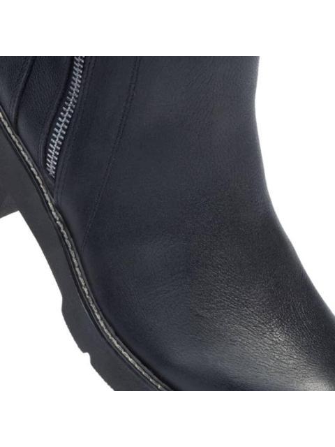 BOTA PIEL VACUNO SUELA TRACK NEGRO VIVIS SHOES