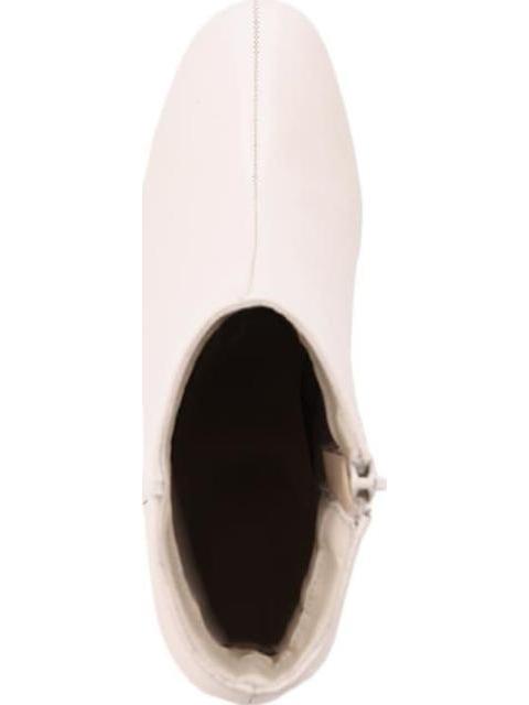 BOTA TACON ANCHO BEIGE/HUESO YAELI FASHION