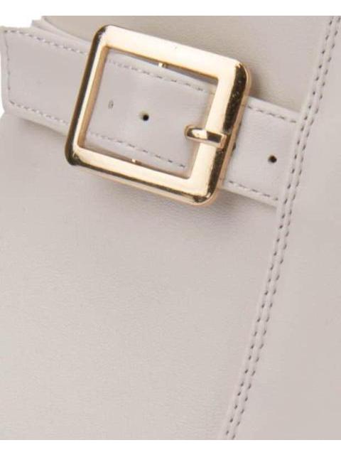 BOTA TACON ANCHO BEIGE/HUESO YAELI FASHION
