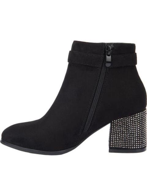BOTA TACON CON PEDRERIA NEGRO YAELI
