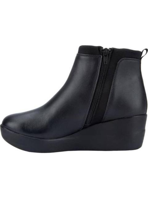 BOTA TACON CUÑA NEGRO MANET