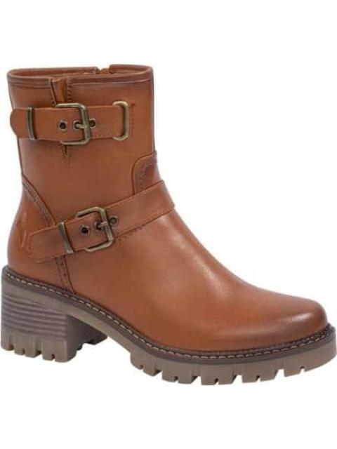 BOTA TACON MEDIO SUELA TRACK COGNAC GOODYEAR