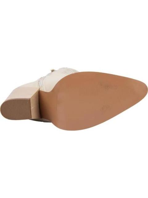 BOTA TEXANA BORDADA BEIGE TIERRA BENDITA DELUXE
