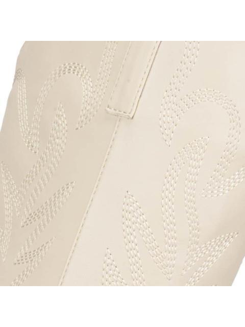 BOTA TEXANA BORDADA BEIGE TIERRA BENDITA DELUXE