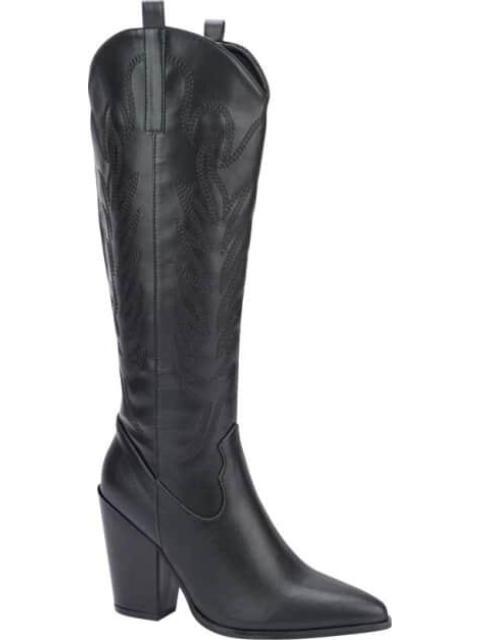 BOTA TEXANA BORDADA NEGRO TIERRA BENDITA DELUXE