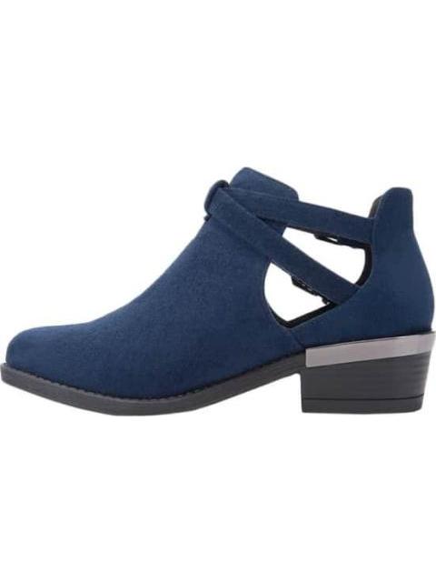 BOTA TEXANA CON ABERTURA AZUL MARINO TIERRA BENDITA