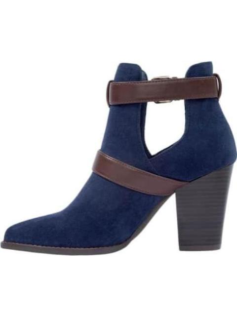 BOTA TEXANA CON ABERTURA AZUL MARINO TIERRA BENDITA