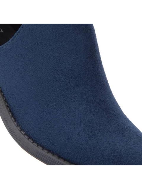 BOTA TEXANA CON ABERTURA AZUL MARINO TIERRA BENDITA