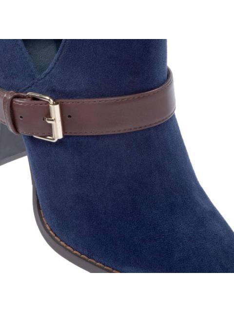 BOTA TEXANA CON ABERTURA AZUL MARINO TIERRA BENDITA