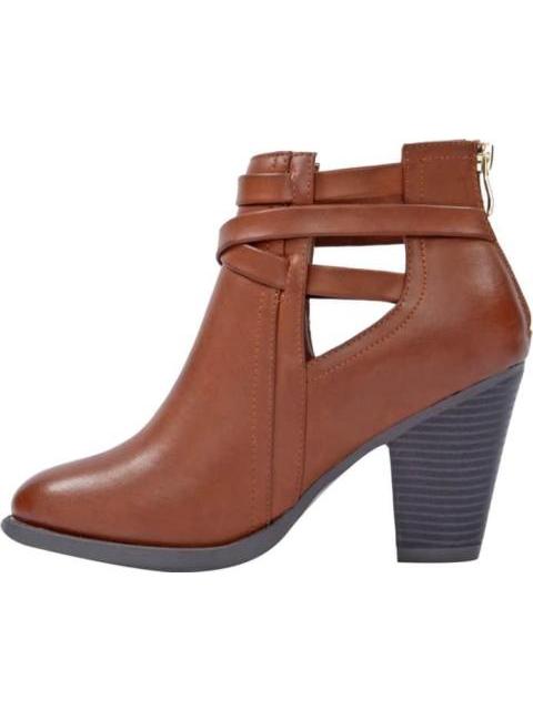 BOTA TEXANA CON ABERTURA CAFE TIERRA BENDITA