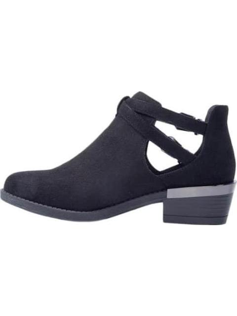 BOTA TEXANA CON ABERTURA NEGRO TIERRA BENDITA