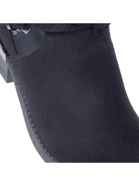 BOTA TEXANA CON ABERTURA NEGRO TIERRA BENDITA
